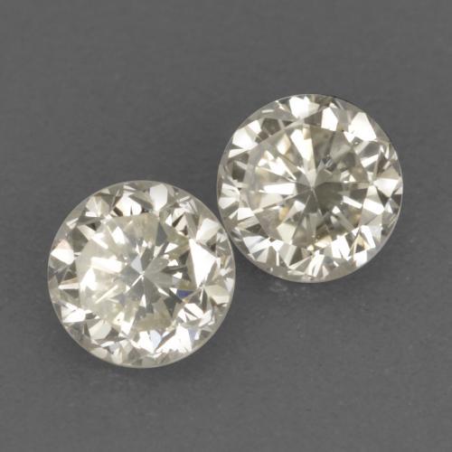 0,24 ct natürliche weißer Diamant-Edelsteine, Rundschliff, VVS-VS