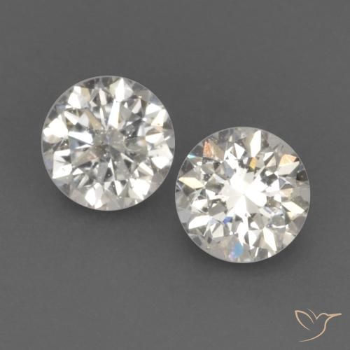 0.19ctw Natürlicher I Diamant, Runden, VVS-VS