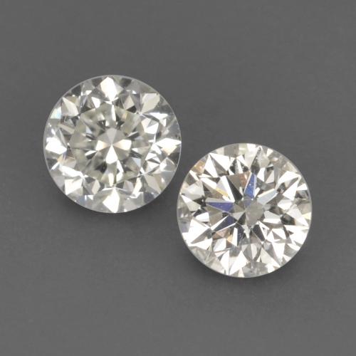 0,19 ct natürliche weißer Diamant-Edelsteine, Rundschliff, VVS-VS