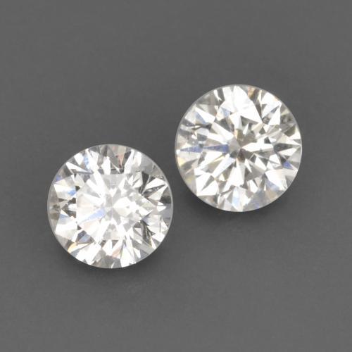 0,13 ct natürliche weißer Diamant-Edelsteine, Rundschliff, VVS-VS