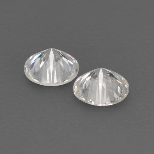 0,13 ct natürliche weißer Diamant-Edelsteine, Rundschliff, VVS-VS