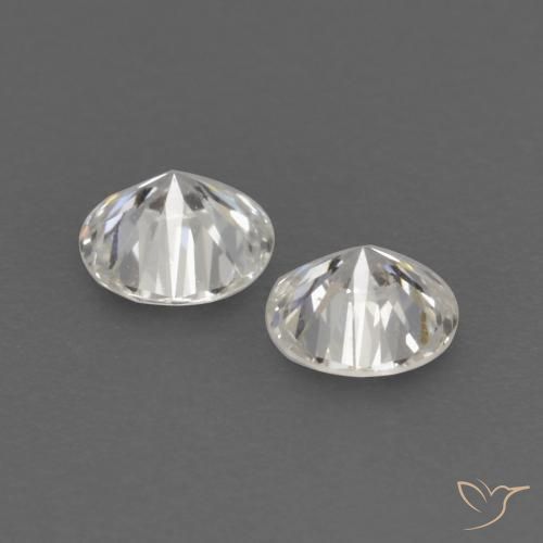 0,14 ct natürliche H Diamant-Edelsteine, Rund Schliff, VVS-VS