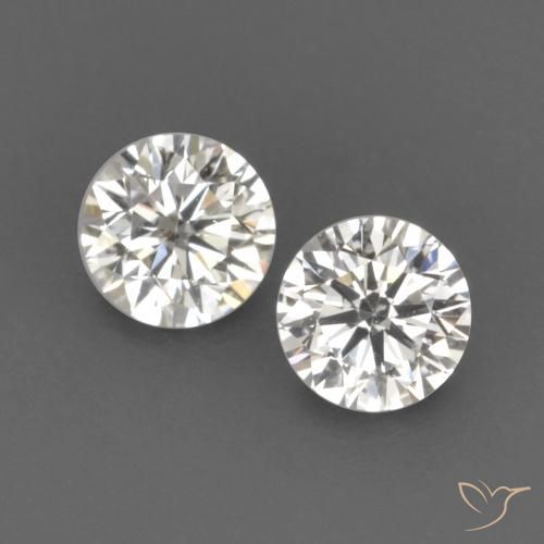 0.15ctw Natürlicher H Diamant, Runden, VVS-VS