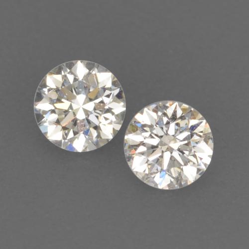 0,17 ct natürliche weißer Diamant-Edelsteine, Rundschliff, VVS-VS