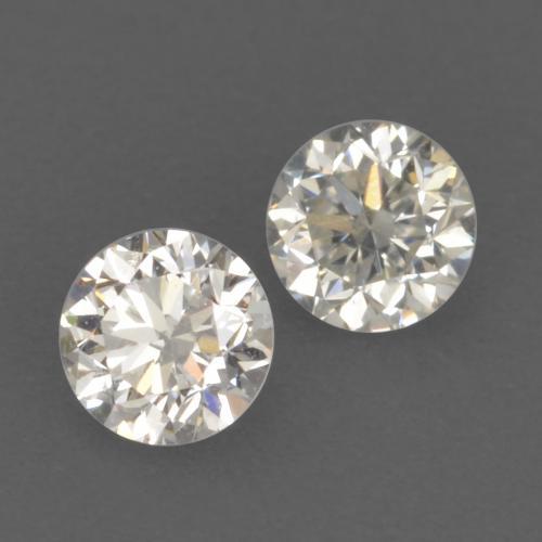 0.22 ct natürliche Warmweiß Diamant-Edelsteine, Rund Schliff, VVS-VS