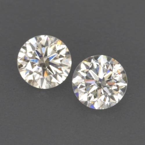 0,17 ct natürliche weißer Diamant-Edelsteine, Rundschliff, VVS-VS
