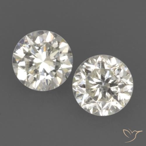 0.21ctw Natürlicher I Diamant, Runden, VVS-VS