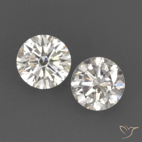 0.16ctw Natürlicher I Diamant, Runden, VVS-VS