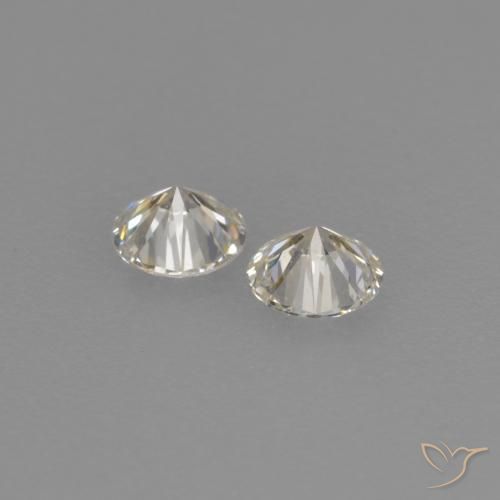 0.14 ct natürliche L Diamant-Edelsteine, Runden, VVS-VS
