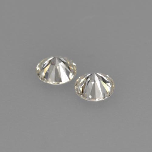 0,14 ct natürliche Warmweiß Diamant-Edelsteine, Rund Schliff, VVS-VS