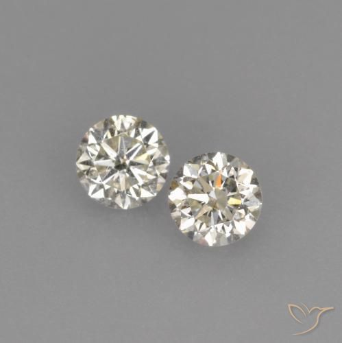 0.17ctw Natürlicher L Diamant, Runden, VVS-VS, Photo A