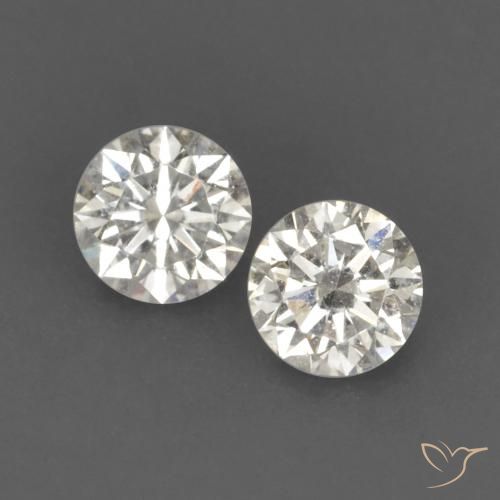0.14ctw Natürlicher I Diamant, Runden, VVS-VS