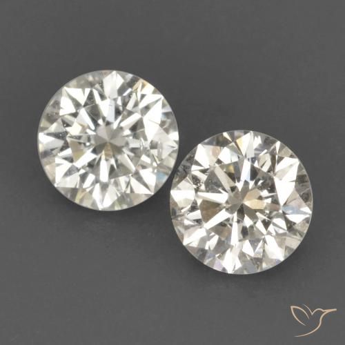 0.22ctw Natürlicher J Diamant, Runden, VVS-VS