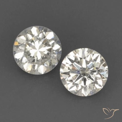 0.21ctw Natürlicher I Diamant, Runden, VVS-VS