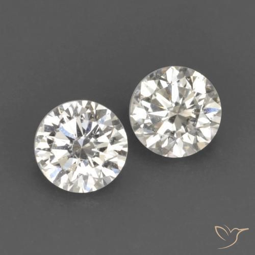 0.15ctw Natürlicher J Diamant, Runden, VVS-VS