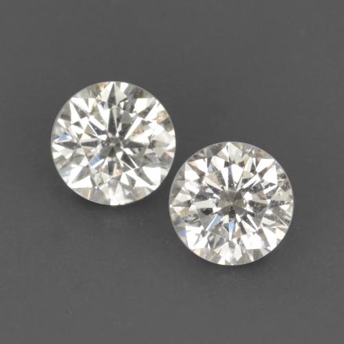 0,16 ct natürliche weißer Diamant-Edelsteine, Rundschliff, VVS-VS