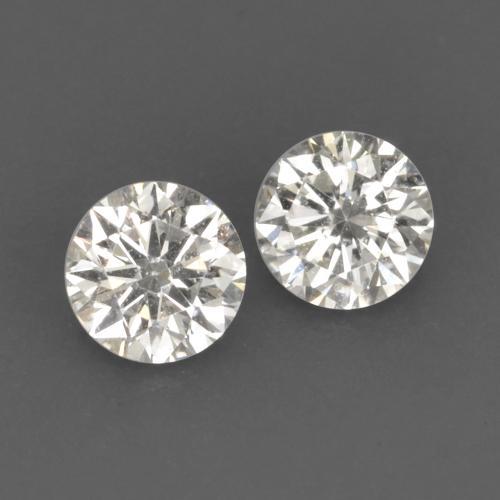 0,16 ct natürliche weißer Diamant-Edelsteine, Rundschliff, VVS-VS