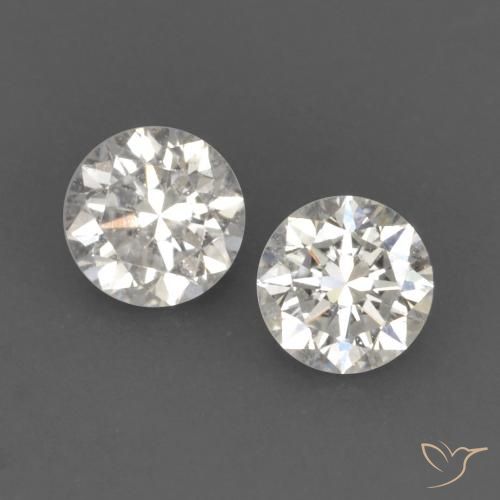 0.15 ct natürliche I Diamant-Edelsteine, Runden, VVS-VS