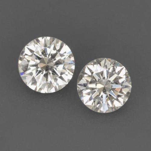 0,16 ct natürliche weißer Diamant-Edelsteine, Rundschliff, VVS-VS