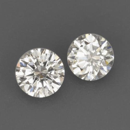 0,16 ct natürliche weißer Diamant-Edelsteine, Rundschliff, VVS-VS
