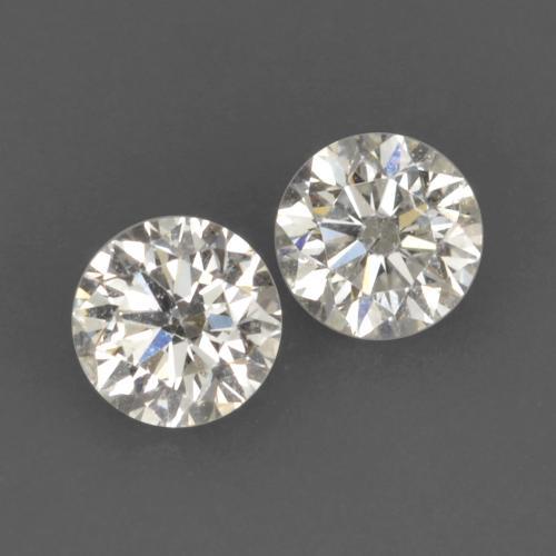 0.18 ct natürliche Warmweiß Diamant-Edelsteine, Rund Schliff, VVS-VS