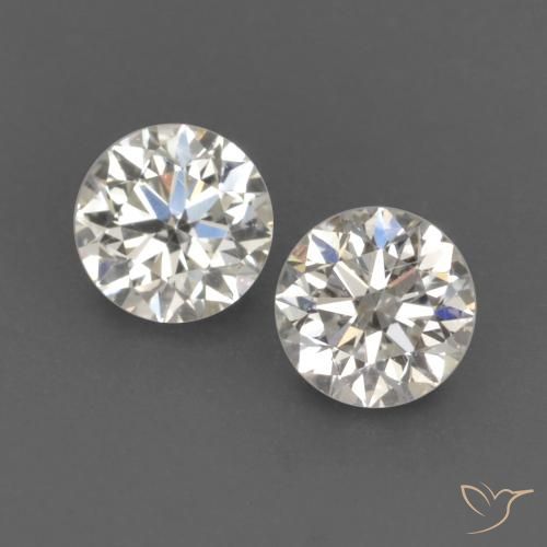 0.17ctw Natürlicher H Diamant, Runden, VVS-VS