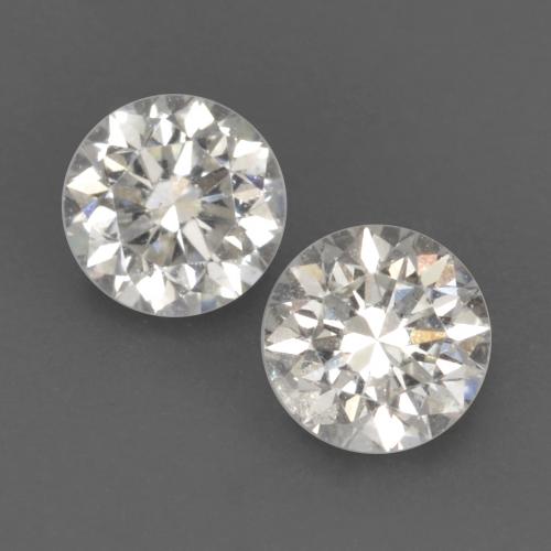0,23 ct natürliche weißer Diamant-Edelsteine, Rundschliff, VVS-VS