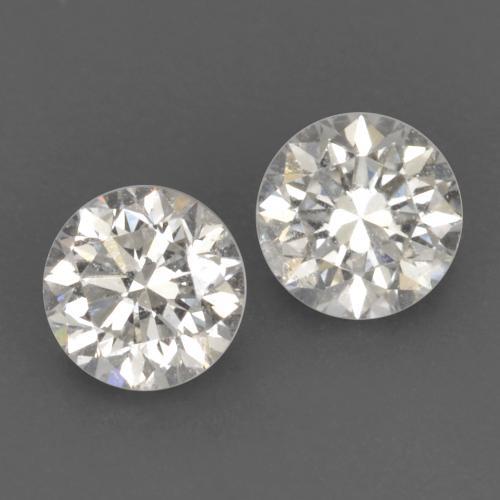 0,23 ct natürliche weißer Diamant-Edelsteine, Rundschliff, VVS-VS