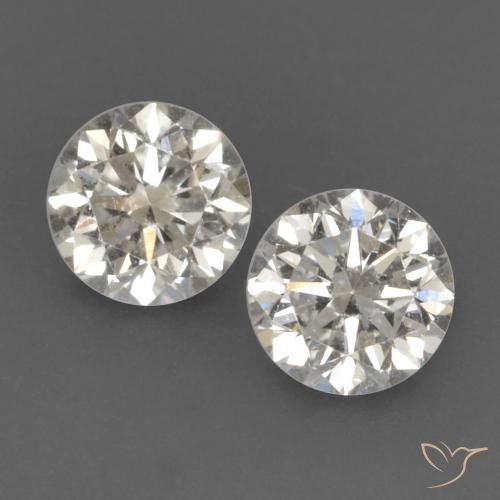 0.23ctw Natürlicher I Diamant, Runden, VVS-VS