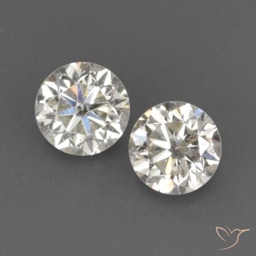 0.17ctw Natürlicher I Diamant, Runden, VVS-VS