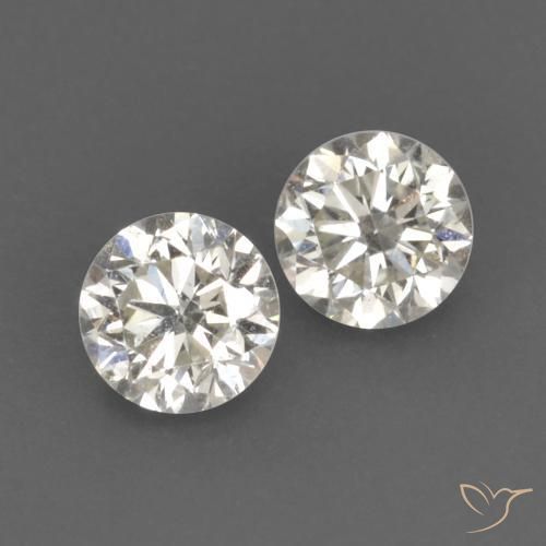 0.17 ct natürliche I Diamant-Edelsteine, Runden, VVS-VS