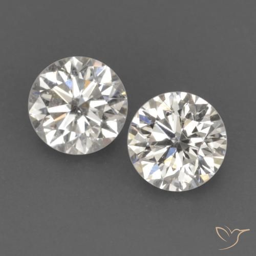 0.18ctw Natürlicher I Diamant, Runden, VVS-VS