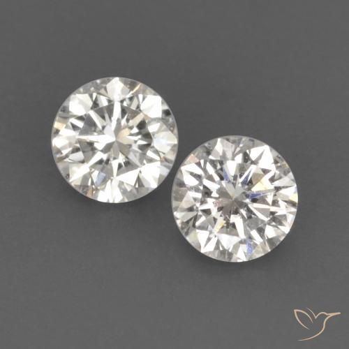 0.14ctw Natürlicher H Diamant, Runden, VVS-VS