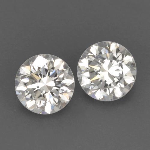 0,20 ct natürliche weißer Diamant-Edelsteine, Rundschliff, VVS-VS