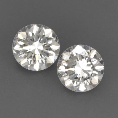 0,20 ct natürliche weißer Diamant-Edelsteine, Rundschliff, VVS-VS
