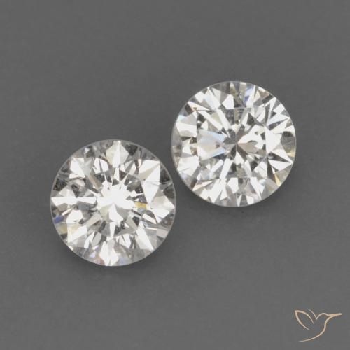 0.14ctw Natürlicher I Diamant, Runden, VVS-VS