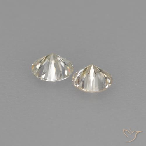 0.17 ct natürliche L Diamant-Edelsteine, Runden, VVS-VS