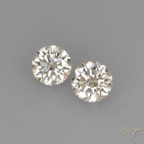 0.16ctw Natürlicher J Diamant, Runden, VVS-VS