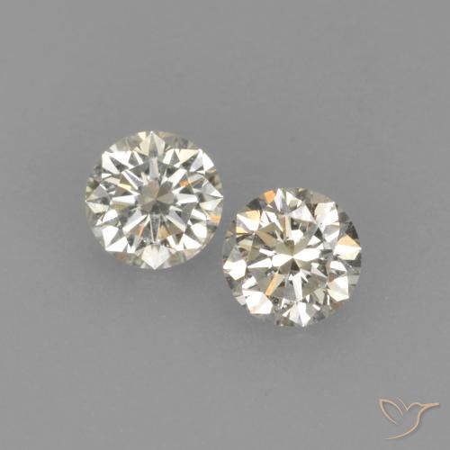 0.20ctw Natürlicher L Diamant, Runden, VVS-VS