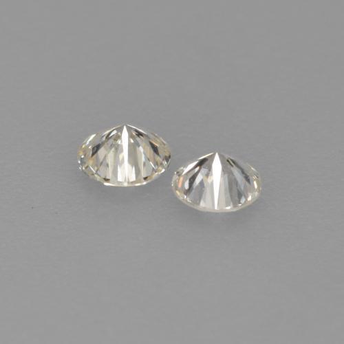 0,14 ct natürliche weißer Diamant-Edelsteine, Rundschliff, VVS-VS
