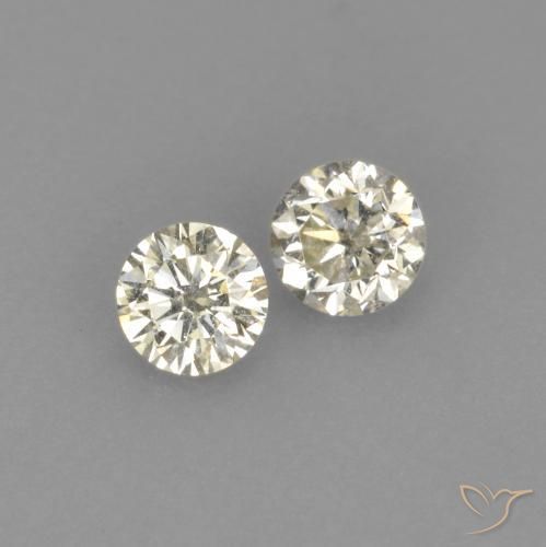 0.19 ct natürliche L Diamant-Edelsteine, Runden, VVS-VS
