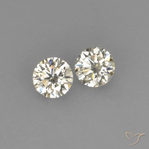 0,15 ct natürliche weißer Diamant-Edelsteine, Rundschliff, VVS-VS