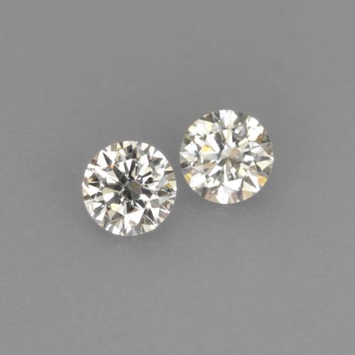 0.15 ct natürliche Warmweiß Diamant-Edelsteine, Rund Schliff, VVS-VS
