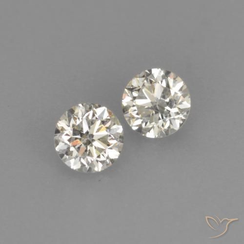 0.18 ct natürliche L Diamant-Edelsteine, Runden, VVS-VS