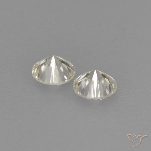 0.18 ct natürliche L Diamant-Edelsteine, Runden, VVS-VS