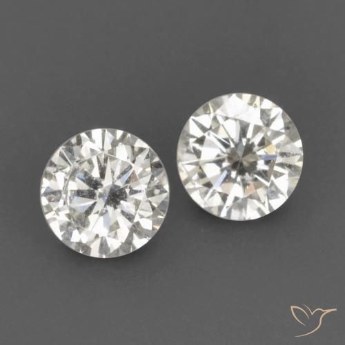 0.14 ct natürliche H Diamant-Edelsteine, Runden, VVS-VS