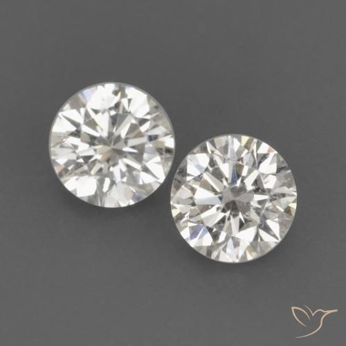 0.14 ct natürliche H Diamant-Edelsteine, Runden, VVS-VS