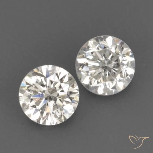0.19ctw Natürlicher I Diamant, Runden, VVS-VS