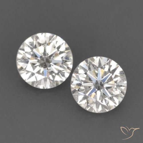 0.19ctw Natürlicher H Diamant, Runden, VVS-VS