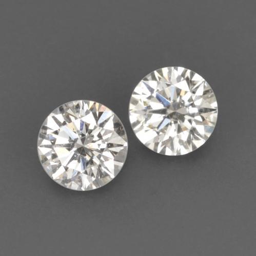 0.13 ct natürliche Warmweiß Diamant-Edelsteine, Rund Schliff, VVS-VS